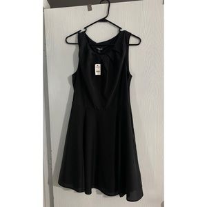 Woman’s black dress